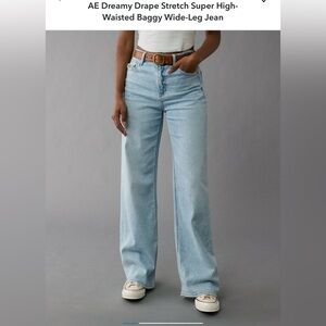 AE Outfitters Dreamy Drape Baggy Wide-Leg Jeans
